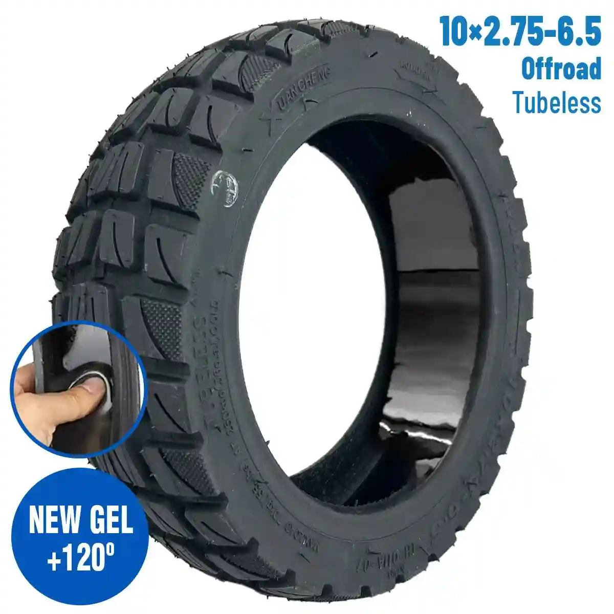 Pneu officiel Ninebot 10x2.50x6,5 avec gel anti-crevaison