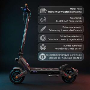 smartgyro-rockway-gl Patinete eléctrico smartGyro Rockway GL
